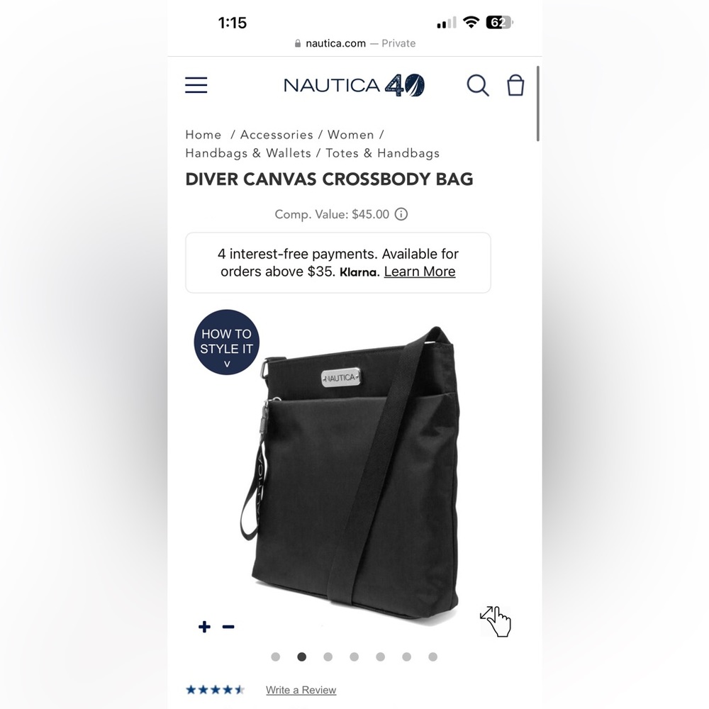 Nautica Crossbody Bag